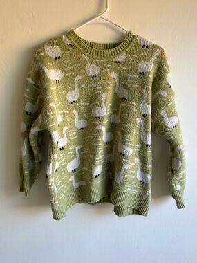 Cider Green Goose Sweater size 0XL